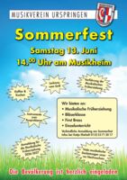 Sommerfest / Italienischer Abend des MV Urspringen