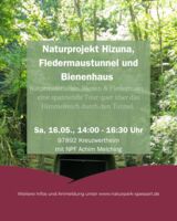 Naturprojekt Hizuna, Fledermaustunnel und  Bienenhaus