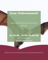Europ. Fledermausnacht