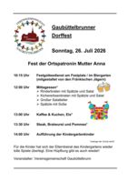 Dorffest in Gaubüttelbrunn