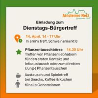 Pflanzentauschbörse  - Dienstags-Bürgertreff