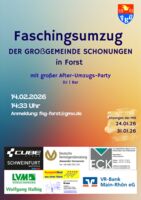 Faschingsumzug der Großgemeinde Schonungen