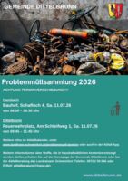 Problemmüllsammlung in Hambach
