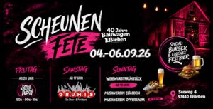Scheunen Fete - 40 Jahre Bauwagen Essleben