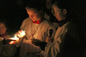 Osternacht in der Wallfahrtskirche Maria im Grünen Tal