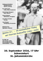 Gewiss ist... Ein musikalischer Dialog mit Dietrich Bonhoeffer