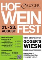 Die Rossinis beim Hofweinfest in Sand am Main