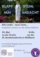 Klappstuhl-Maiandacht des KDFB Wollbach