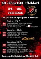Vereinsjubiläum 60 Jahre DJK Effeldorf