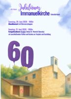 Jubiläumsfestgottesdienst: 60 Jahre Immanuelkirche