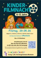 Kinder-Filmnacht im Haus der Kirche für 8 - 12-Jährige