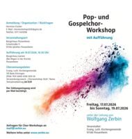 Pop- und Gospelchorworkshop in Possenheim - Auftritt am Gemeindefest