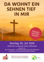Frauengottesdienst der Dekanatsfrauenbeauftragten im Haus der Kirche in Uffenheim