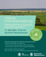 Offene Informationsveranstaltung zu den geplanten Änderungen des Heilquellenschutzgebietes Bad Königshofen