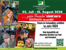 Scherenburgfestspiele Gemünden am Main Saison 2026