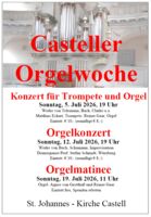 Casteller Orgelwoche 2026 - Konzert für Trompete und Orgel
