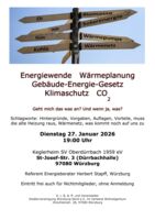 Energiewende, Wärmeplanung,  Gebäude-Energie-Gesetz,  Klimaschutz & CO2