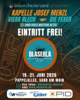 Blaserla 2026 - Das Blasmusikfestival in Sand am Main