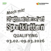 Stadtmeisterschaft Sportklettern 2026 - Qualifying
