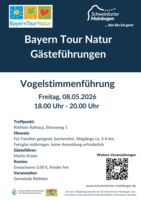 Vogelstimmenführung im Schweinfurter Mainbogen