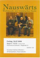 Weltmusik mit fränkischer Seele - Konzert mit Nauswärts in Gollhofen