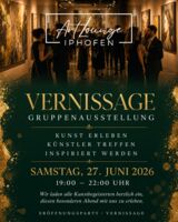 Vernissage · Eröffnungsparty am Samstag, 27. Juni 2026 · ab 19:00 Uhr · Eintritt frei