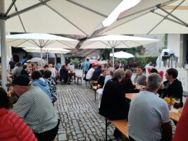 Kirchenburgfest Kleinlangheim und 150 jähriges Jubiläum der Soldatenkameradschaft