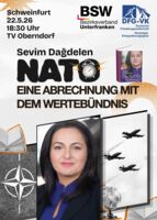 Sevim Dağdelen in Schweinfurt: NATO. Eine Abrechnung mit dem Wertebündnis