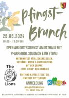 Einladung um Pfingstbrunch in der Gemeinde Dittelbrunn