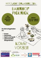 Picknick am Würzburger Bahnhof