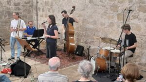 Jazz-Matinee mit QUARTESSENCE feat. Marie Kinkelin in der Kulturscheune Erlabrunn am 12. Juli