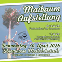 Maibaumaufstellen in Mellrichstadt